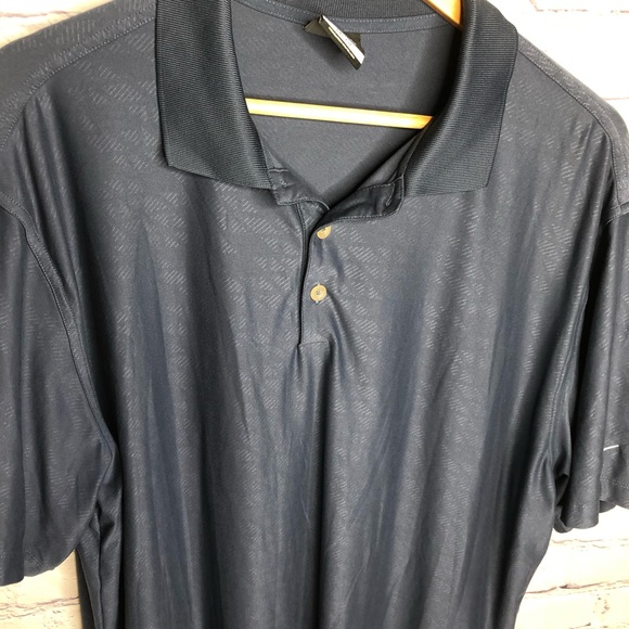 NIKE GOLF Men’s DRI FIT Blue POLO SHIRT Short Sleeve XL - Picture 3 of 7